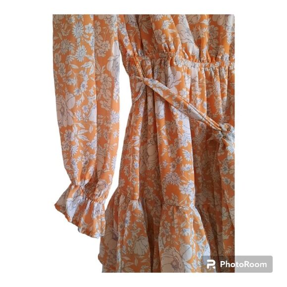 A. Calin by Flying Tomato Floral Ruffle Dress - Picture 3 of 4